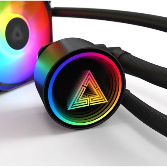 Chłodzenie wodne Montech LightFlow ARGB 360 Black zestaw AIO